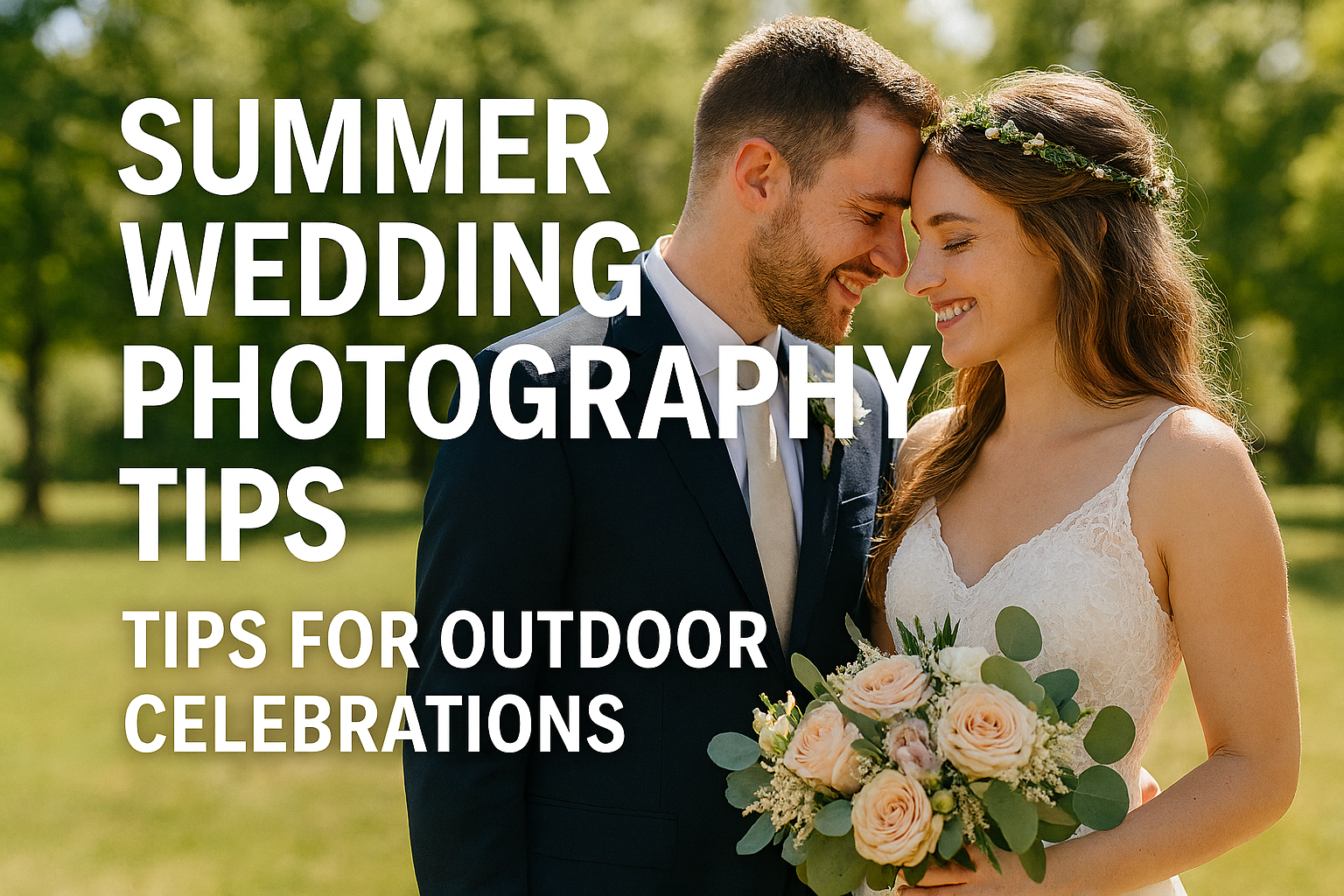 Summer Wedding Photography: Tips for Outdoor Celebrations